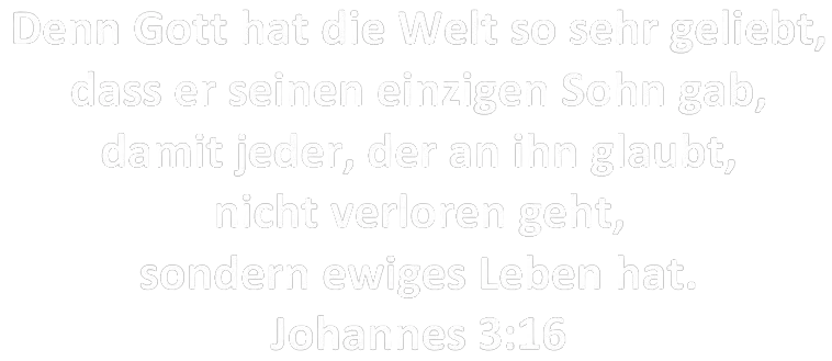 Bibelvers Johannes 3:16